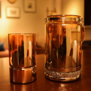 Glass Flameless LED Candle Holders