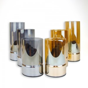 Flameless Glass LED Candle Holders