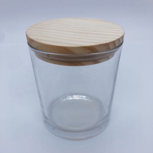 Transparent Class Tea Light Candle Holders With Cover