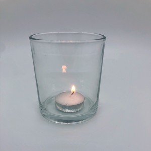 Transparent Class Tea Light Candle Holders With Cover