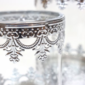 Elegant Retro Style Lace Design Tea Light Candle Holders