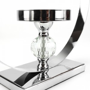 Modern Style Metal Candle Holders with Glass